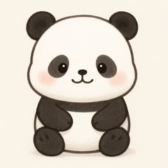 Daily Cute Panda Stickers