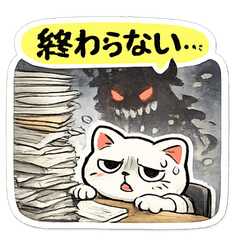 社畜白猫の日常vol.2