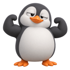 Cocky Penguin: No-Text Reactions