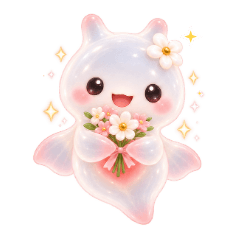 動く！丁寧に結婚と出産のお祝いクリオネ