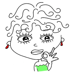 クセつよトモモの日常スタンプ「日常編」