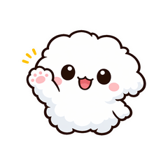 ず～っと使える癒しキャラ♡もふもふくん