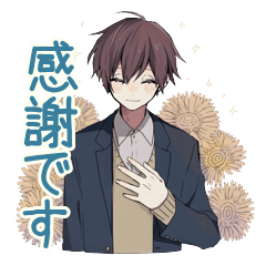 敬語で話す男子高校生