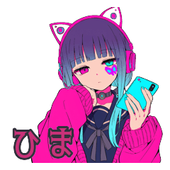 サイバーパンク猫耳ガールの日常2