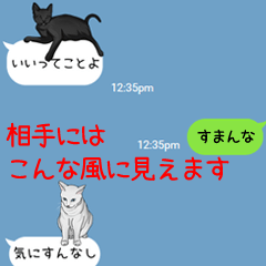 吹き出し猫だらけ