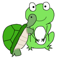 Frog and turtle