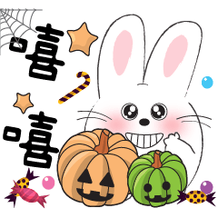 Cute Rabbit-Halloween