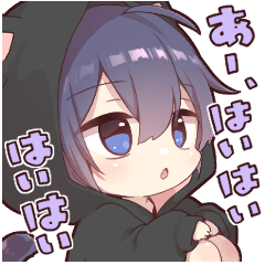 ツンデレ猫耳少年【リアクションスタンプ】
