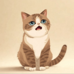 Tsuruko's Chill Cat Stickers