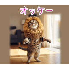 [オッケー専用]ライオン猫