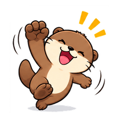 毎日使えるカワウソ リアクション
