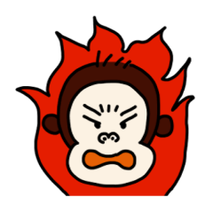 Mr. Gorilla is angry again tooday.