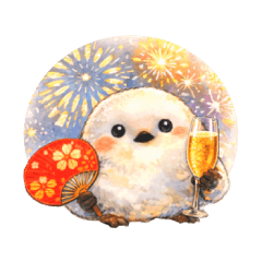 Long-tailed Tit: Festive Edition