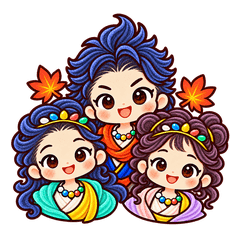五智ちゃんと仲間たちのほっこり秋