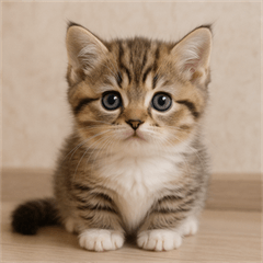 【子猫のサラ】日々の表情