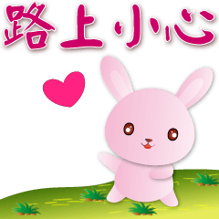 Cute Pink Rabbit--Super practical