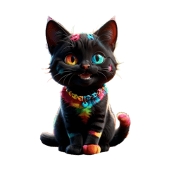 Tye-Dye Cats