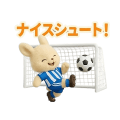ふわふわウサギのサッカーライフ