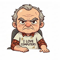 Computer seller's sales pitch