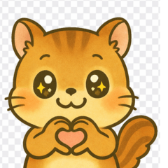 Kiku's Cute Chipmunk Stickers
