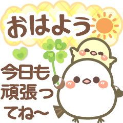 幸せを運ぶ❤️シマエナガ❤挨拶＆お誘い長文