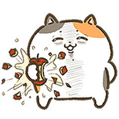 ストレス社会を生きるシュールな三毛猫さん