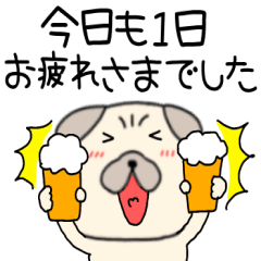 【敬語】パグ犬のぱーちゃん89