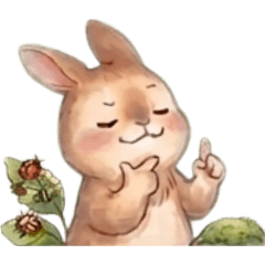使いやすい【日常】文字無しうさぎ