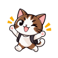 ゆるかわ猫君の日常あいさつスタンプ