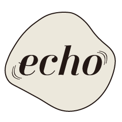 echoスタンプ