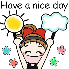 おちゃめの小さめスタンプ♡ご挨拶