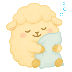 わたあめ子羊 セリフ無スタンプ