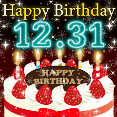 12月下旬❤️日付入❤️誕生日おめでとう❣️