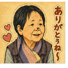 鹿児島弁スタンプすず子さん