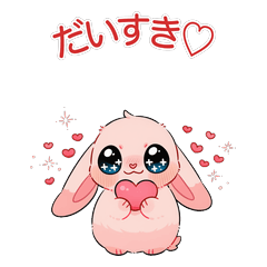 うさぽよ メッセージスタンプ
