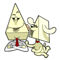 Mr Triangle & Miss Square