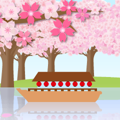 動く！桜・紅葉・花火で和を楽しもう♪