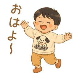 小さなおしゃべりさんの毎日スタンプ