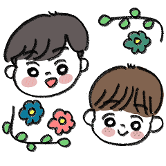 うきうき兄弟のスタンプ