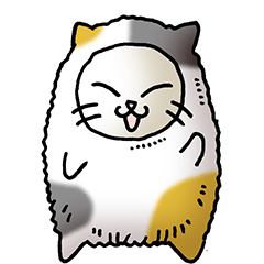 猫頭巾01（三毛）