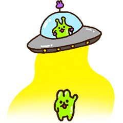 枝豆うさぎ＆宇宙人