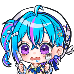 蒼藍アオ　公式スタンプ第1弾