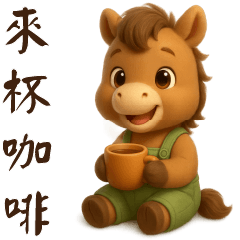 Cute Horse** Daily Practical Stickers