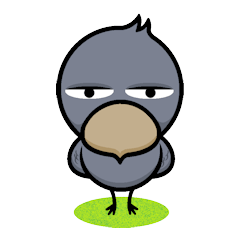 ハシビロコウなの!?