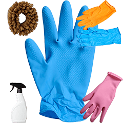 ゴム手袋　衛生用品　スタンプ