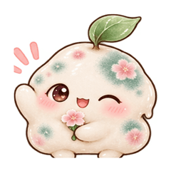 カビモチの花咲く挨拶と返事
