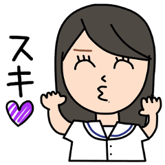 ななかちゃんスタンプ