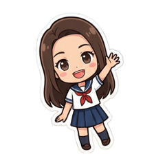 The students are cute.