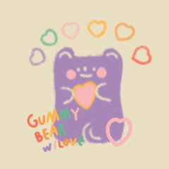 gummy bear w/love