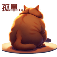 Daily phrases for cute fat orange cats